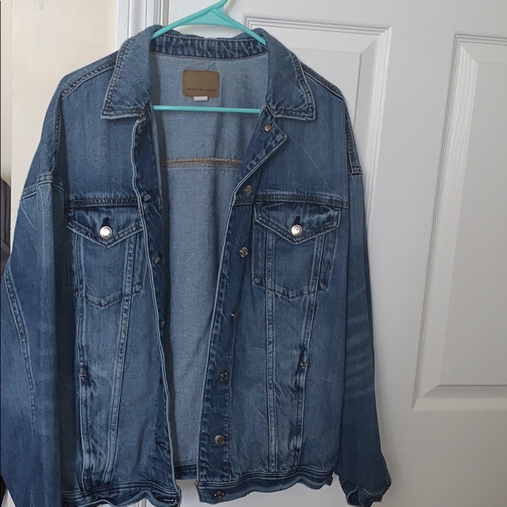 american eagle blue jean jacket